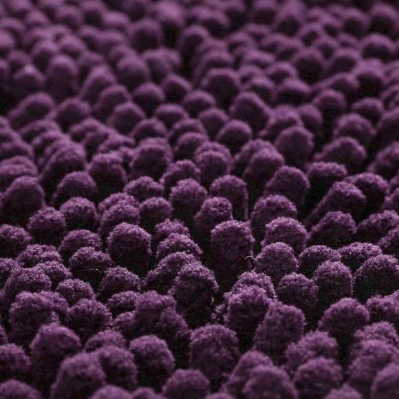 Chenille Purple Mat 24 x 36 in By Catalina Home - Picture 4 of 6